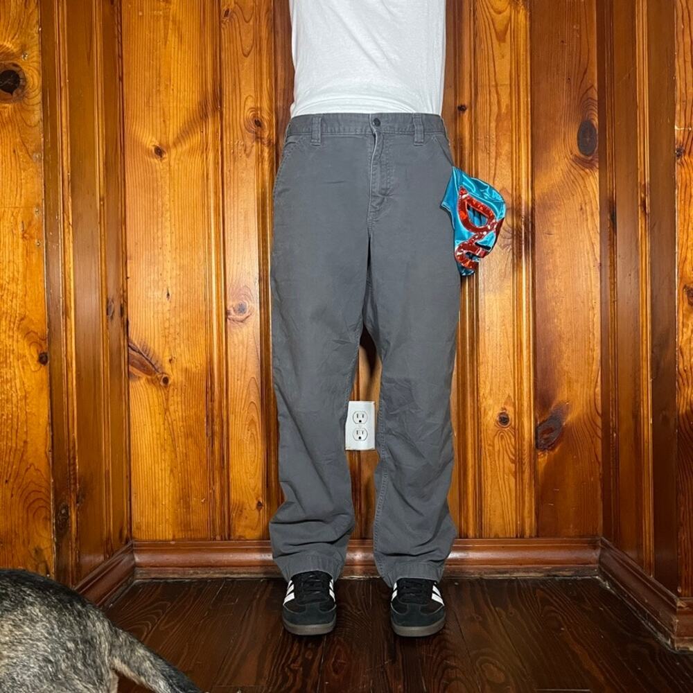 Carhartt 34x32 Workwear Carpenter Pants Gray Relaxed